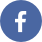 blue rounded facebook logo icon