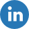 blue rounded linkedin logo icon