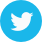 blue rounded twitter logo icon